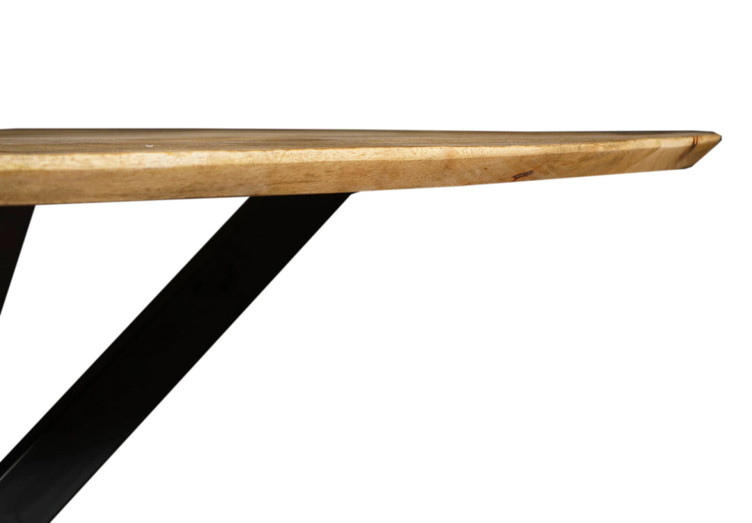 MESA MANGO OVAL PERFIL ESCANDINAVO 6CM