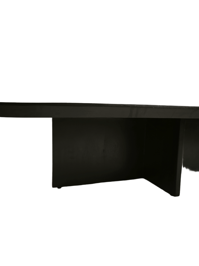 MESA CENTRO MANGO NEGRA 140