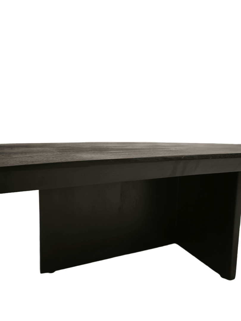 MESA CENTRO MANGO NEGRA 140