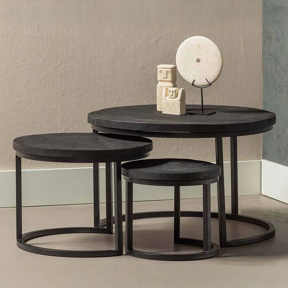 SET 3 MESAS CAFE MANGO DAISY