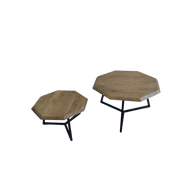 SET 2 MESAS HEXAGONAL MANGO