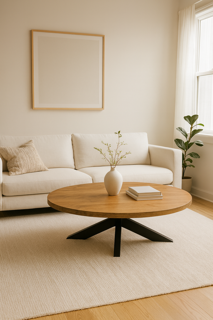 MESA CENTRO OVAL MANGO NATURAL 130