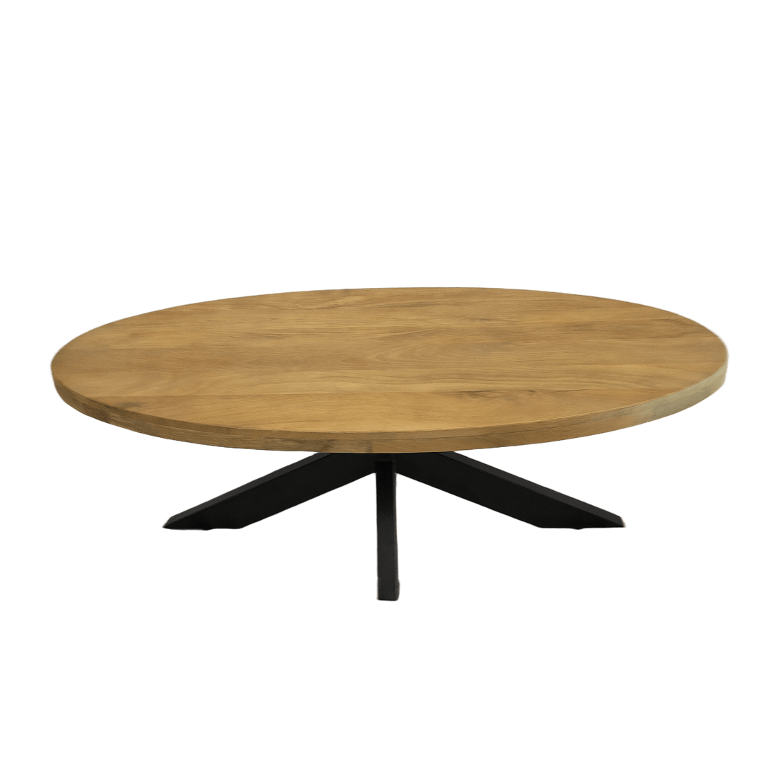 MESA CENTRO OVAL MANGO NATURAL 130