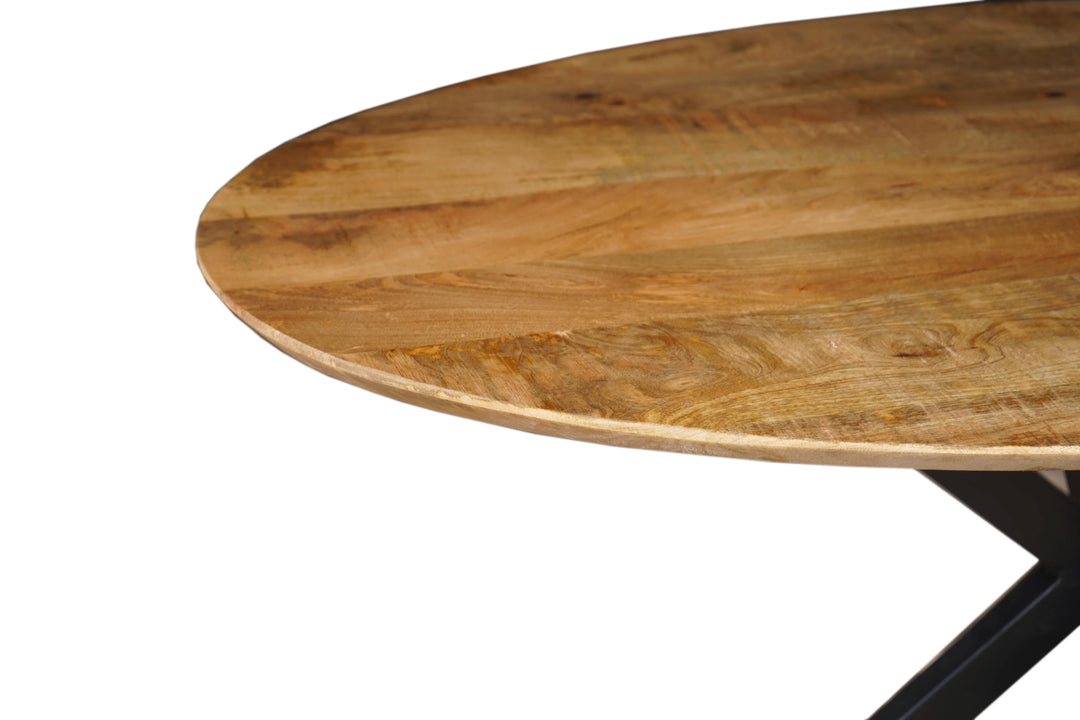 MESA MANGO OVAL PERFIL 180
